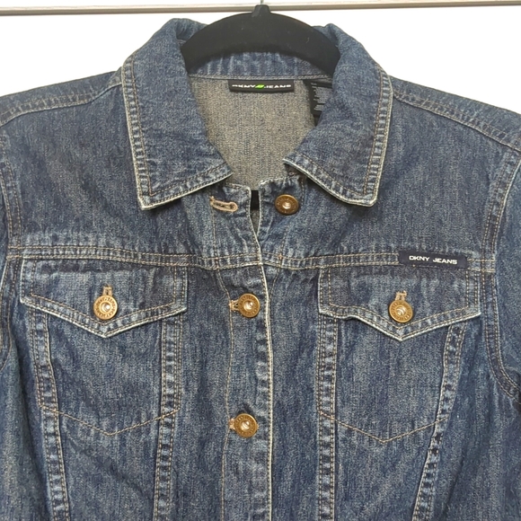 Sz S DKNY Denim Jean Jacket - Picture 3 of 9